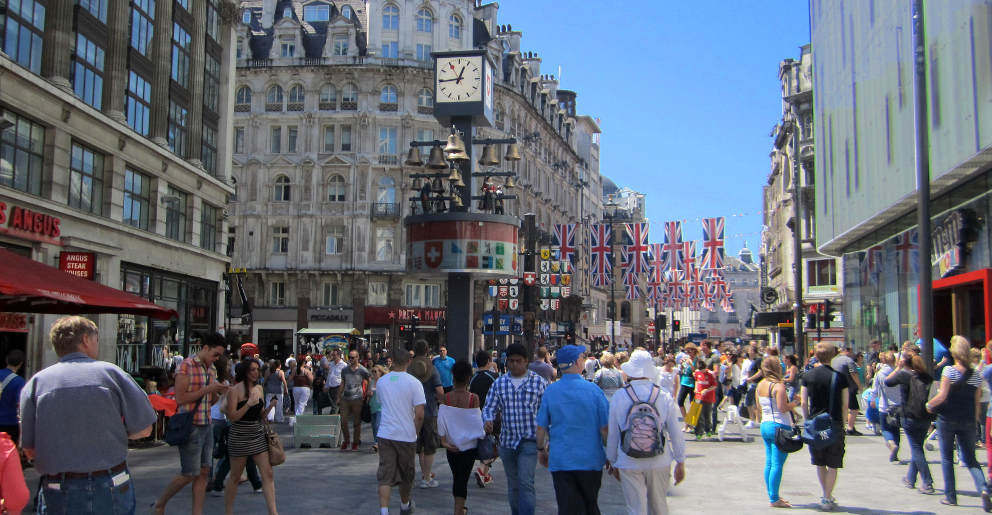 london shopping streets