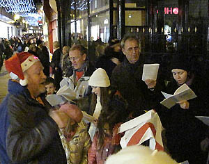 Carol singing